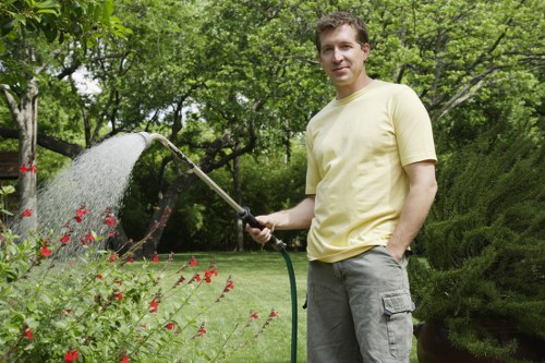 Practical garden lighting for a Shadwell commercial property
